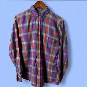 Vintage 90 S Manhattan Plaid Button Down Shirt
